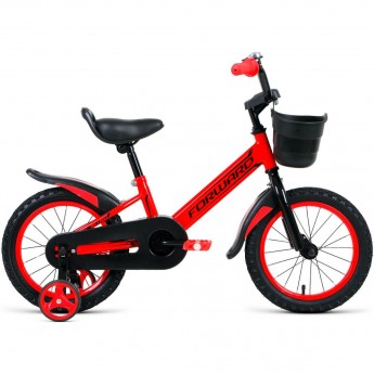 Велосипед FORWARD NITRO 14 (14" 1 ск.) 2022, красный Велосипед FORWARD NITRO 14 (14" 1 ск.) 2022, красный