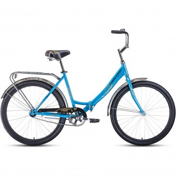 Велосипед FORWARD SEVILLA 26 1.0, рама 18.5", 2022, синий/серый Велосипед FORWARD SEVILLA 26 1.0, рама 18.5", 2022, синий/серый