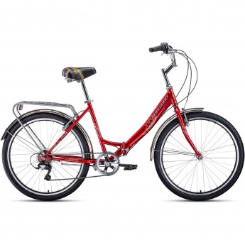 Велосипед FORWARD SEVILLA 26 2.0 (2022) красный/белый Велосипед FORWARD SEVILLA 26 2.0 (2022) красный/белый