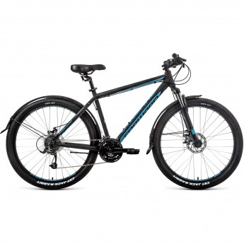 Велосипед FORWARD TERRA 27,5 2.0 disc (2021) черный/синий Велосипед FORWARD TERRA 27,5 2.0 disc (2021) черный/синий