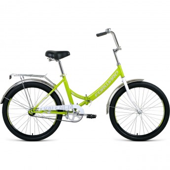 Велосипед FORWARD VALENCIA 24 1.0 (2020) зеленый/серый Велосипед FORWARD VALENCIA 24 1.0 (2020) зеленый/серый